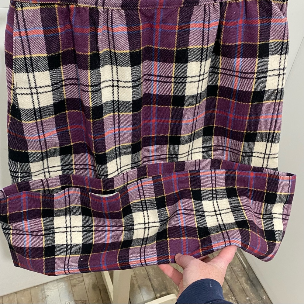 VTG Pendleton Authentic Dress Culloden Tartan Plaid Wool Skirt Purple Sz 12 - Picture 13 of 13